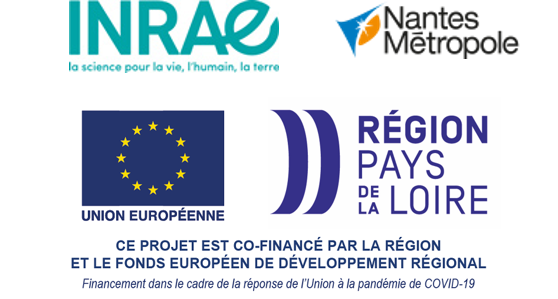 Logo Feder INRAE UE Région & Nantes